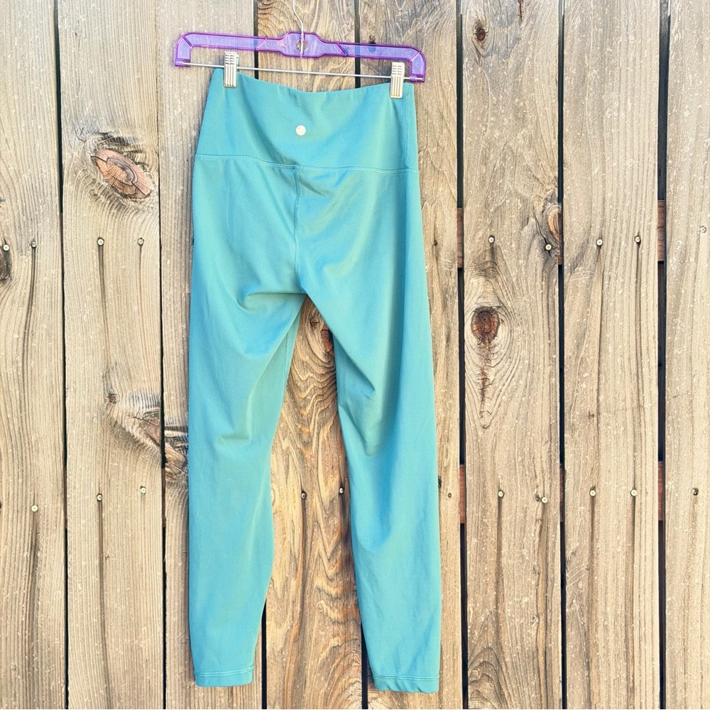 Yogalicious Lux High Rise Leggings North Sea Teal Size Small - Picture 3 of 3